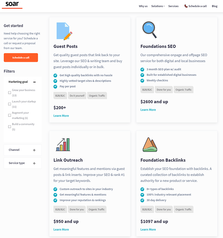 Soar pricing